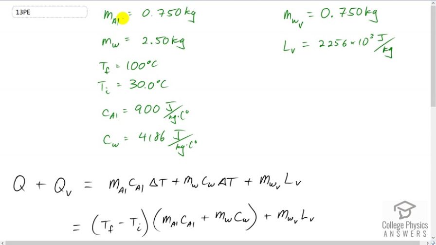 Solved A 45-g block of copper at −12∘C is added to 120 g of