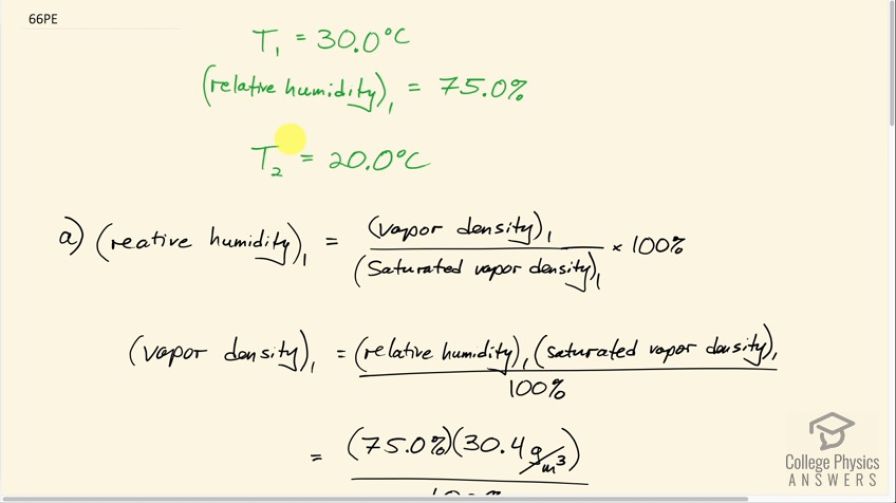 OpenStax College Physics, Chapter 14, Problem 66 (PE) video thumbnail