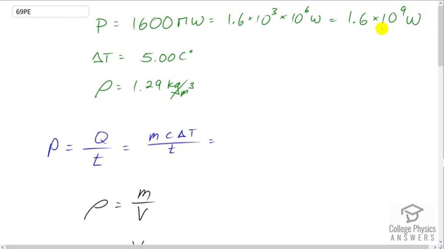 OpenStax College Physics, Chapter 14, Problem 69 (PE) video thumbnail