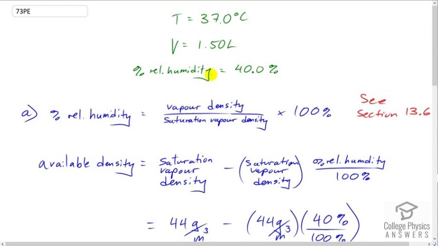 OpenStax College Physics, Chapter 14, Problem 73 (PE) video thumbnail