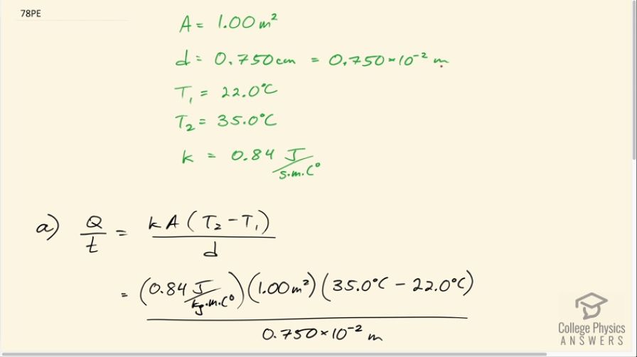 OpenStax College Physics, Chapter 14, Problem 78 (PE) video thumbnail