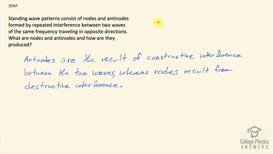 OpenStax College Physics, Chapter 16, Problem 30 (AP) video thumbnail