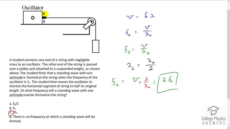 OpenStax College Physics, Chapter 17, Problem 21 (AP) video thumbnail