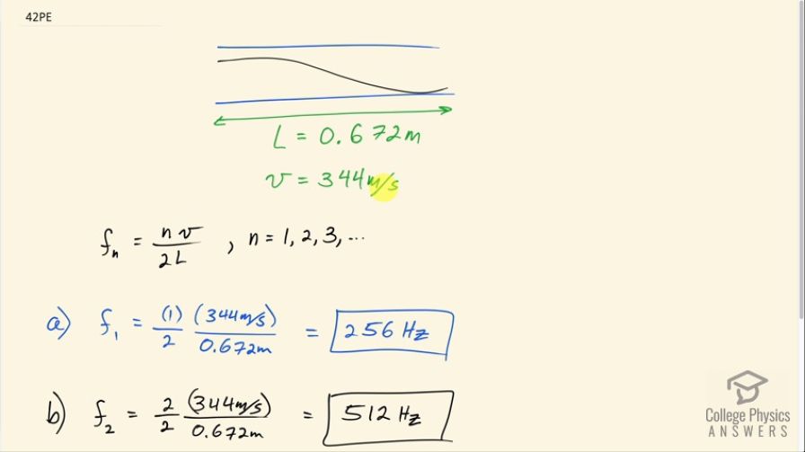 OpenStax College Physics, Chapter 17, Problem 42 (PE) video thumbnail
