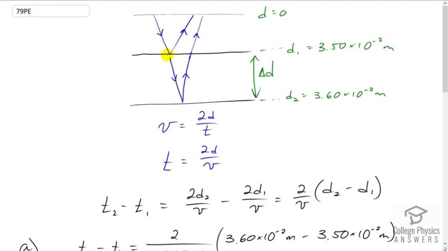 OpenStax College Physics, Chapter 17, Problem 79 (Problems & Exercises)