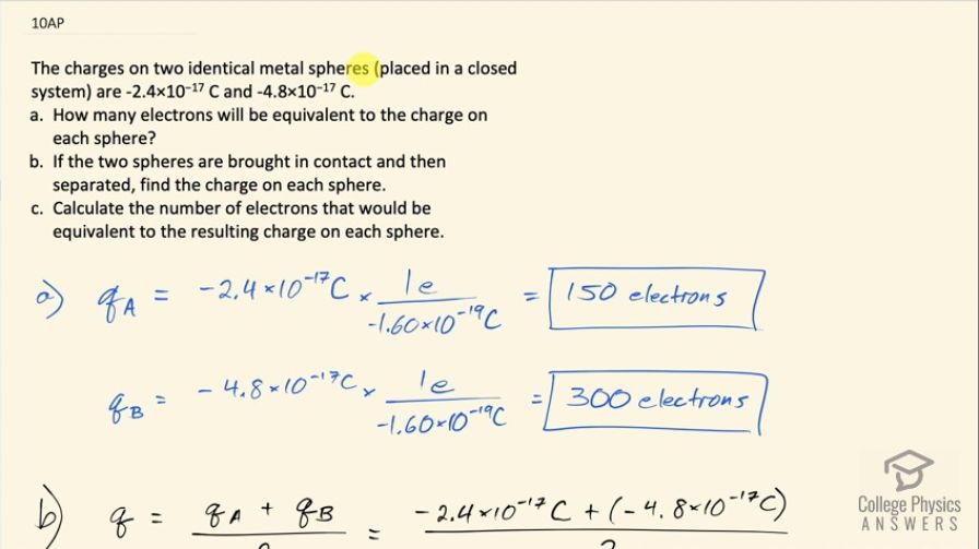 OpenStax College Physics, Chapter 18, Problem 10 (AP) video thumbnail