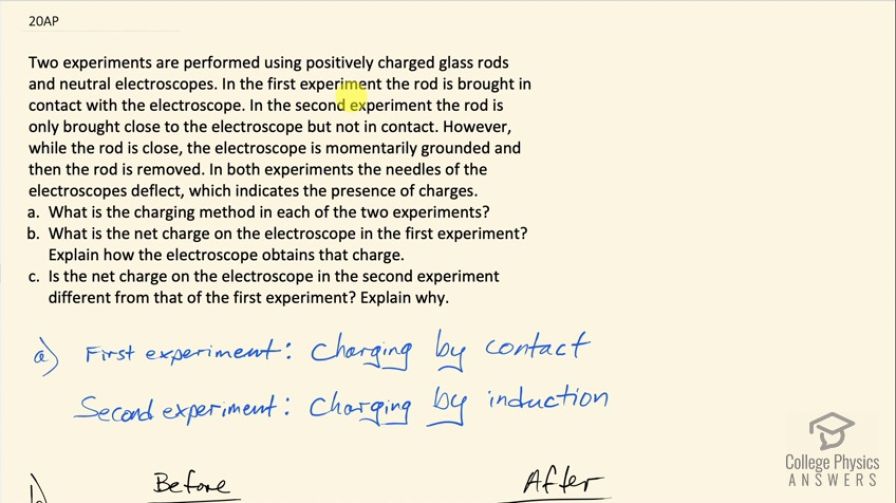 OpenStax College Physics For AP® Courses, Chapter 18, Problem 20 (Test ...