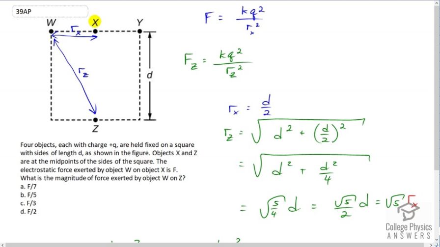 OpenStax College Physics, Chapter 18, Problem 39 (AP) video thumbnail