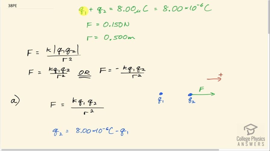 OpenStax College Physics, Chapter 18, Problem 24 (PE) video thumbnail