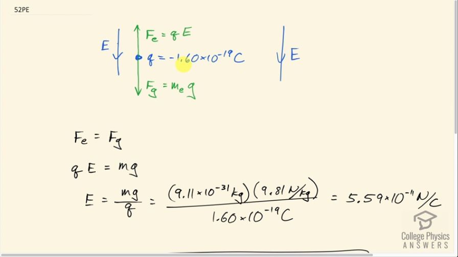 OpenStax College Physics, Chapter 18, Problem 52 (PE) video thumbnail