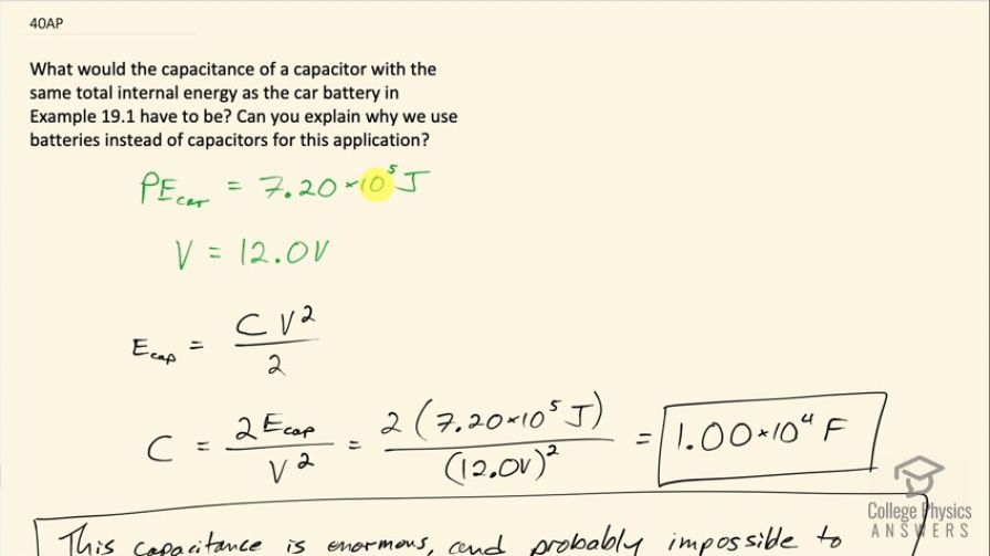 OpenStax College Physics For AP® Courses, Chapter 19, Problem 40 (Test ...