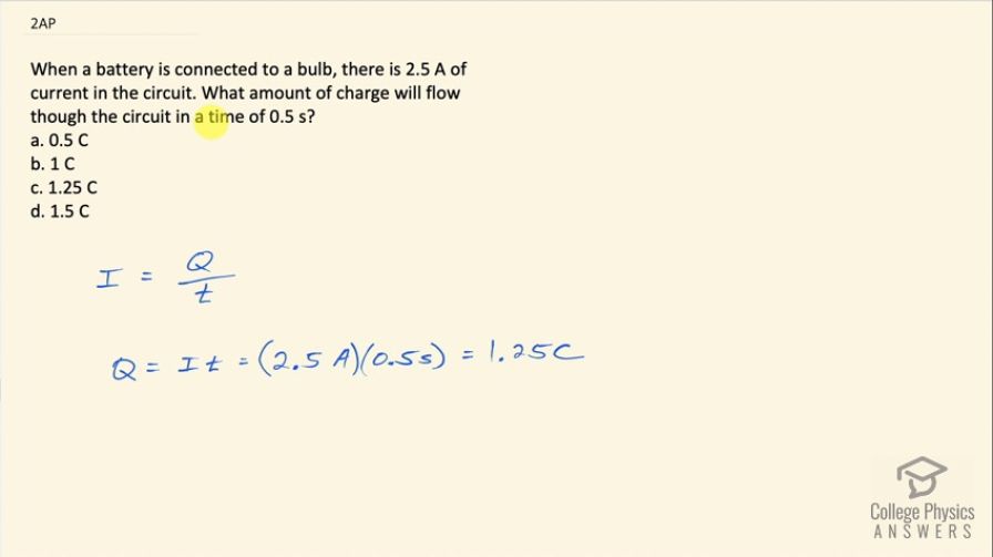 OpenStax College Physics, Chapter 20, Problem 2 (AP) video thumbnail