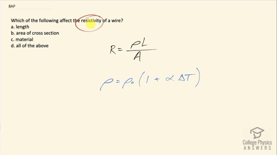 OpenStax College Physics, Chapter 20, Problem 8 (AP) video thumbnail
