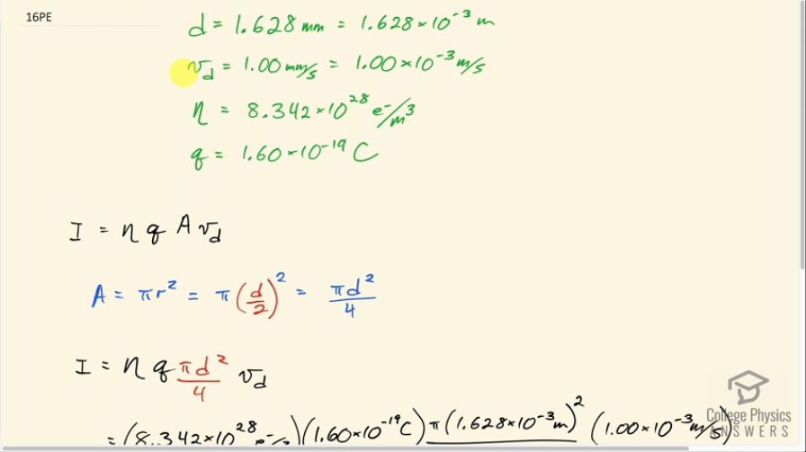 Answered: A wire has a current density of…