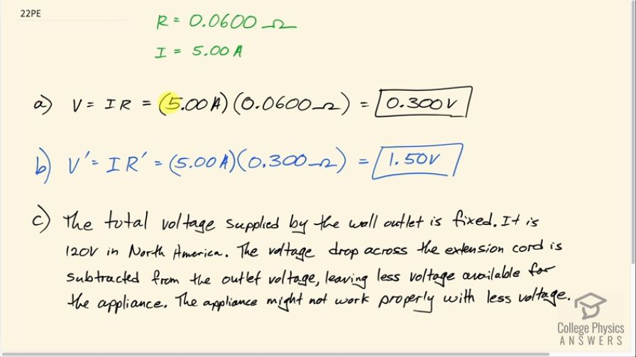 OpenStax College Physics, Chapter 20, Problem 22 (PE) video thumbnail