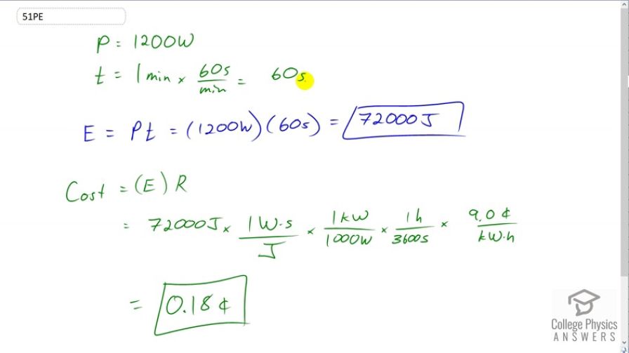OpenStax College Physics, Chapter 20, Problem 51 (PE) video thumbnail