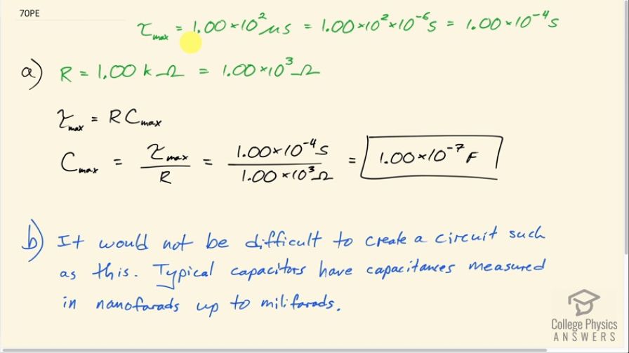 OpenStax College Physics, Chapter 21, Problem 70 (PE) video thumbnail