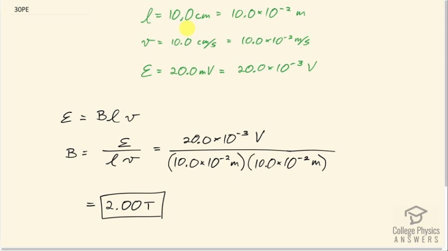 OpenStax College Physics, Chapter 22, Problem 30 (PE) video thumbnail