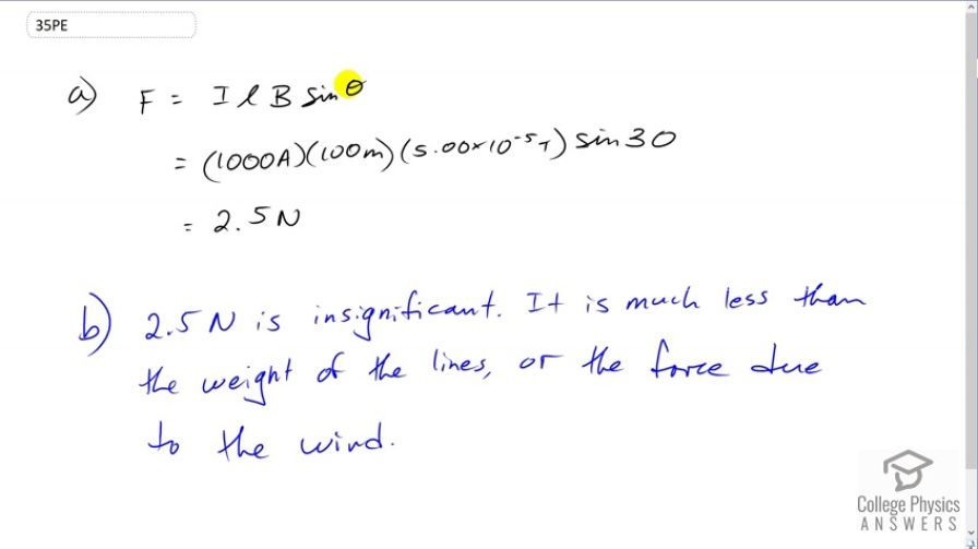 OpenStax College Physics, Chapter 22, Problem 35 (PE) video thumbnail