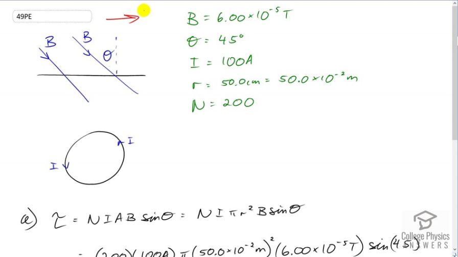 OpenStax College Physics, Chapter 22, Problem 49 (PE) video thumbnail