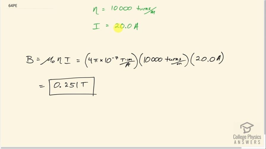 OpenStax College Physics, Chapter 22, Problem 64 (PE) video thumbnail