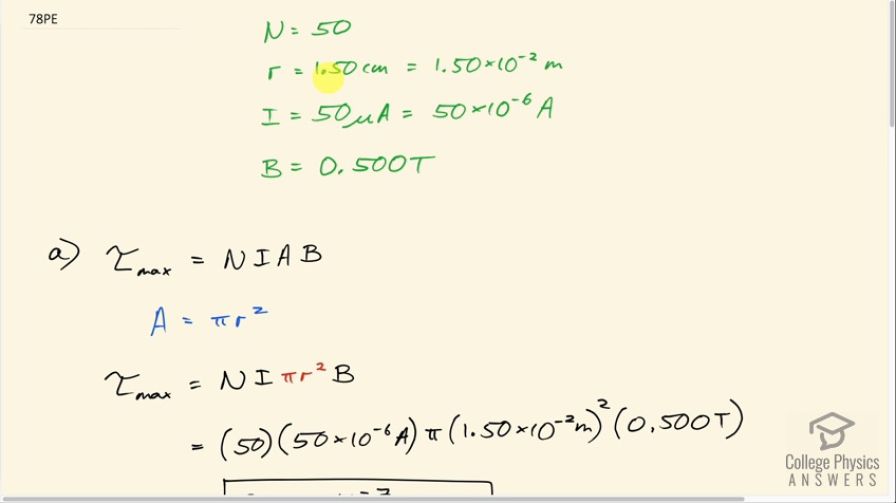 OpenStax College Physics For AP® Courses, Chapter 22, Problem 78 ...