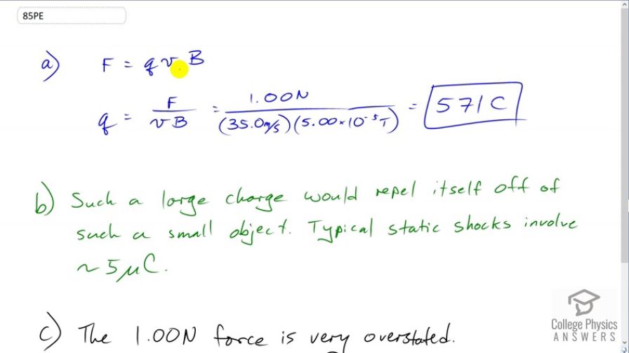 OpenStax College Physics, Chapter 22, Problem 85 (PE) video thumbnail