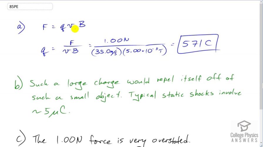 OpenStax College Physics, Chapter 22, Problem 85 (PE) video thumbnail