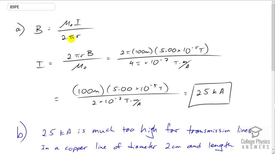 OpenStax College Physics, Chapter 22, Problem 89 (PE) video thumbnail