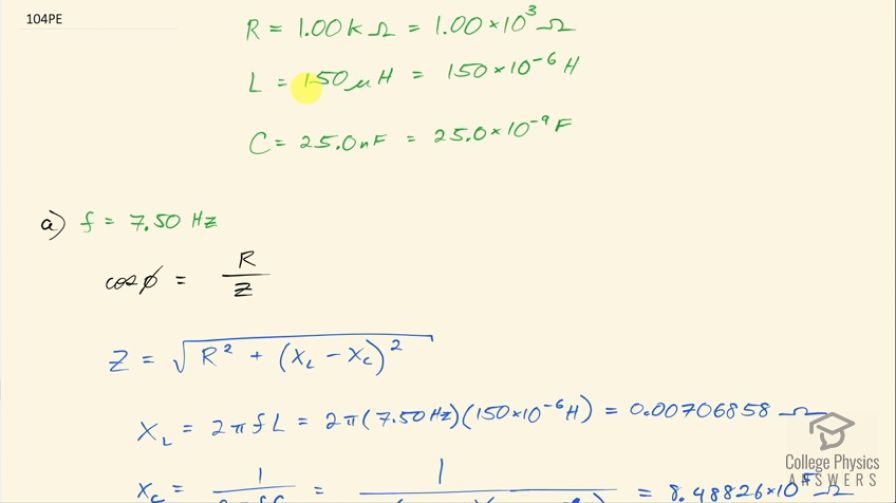 OpenStax College Physics, Chapter 23, Problem 104 (PE) video thumbnail