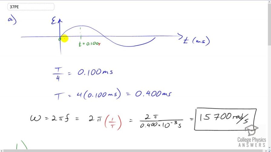 OpenStax College Physics, Chapter 23, Problem 37 (PE) video thumbnail