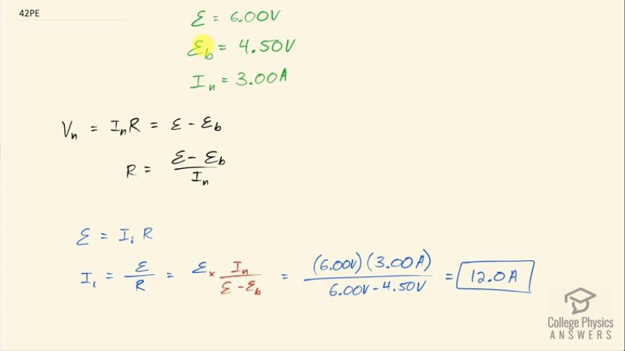 OpenStax College Physics, Chapter 23, Problem 42 (PE) video thumbnail