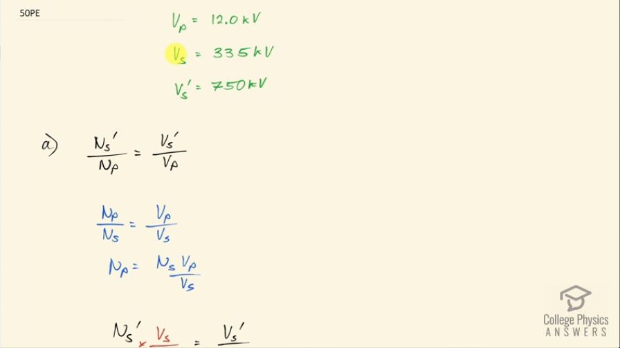 OpenStax College Physics, Chapter 23, Problem 50 (PE) video thumbnail