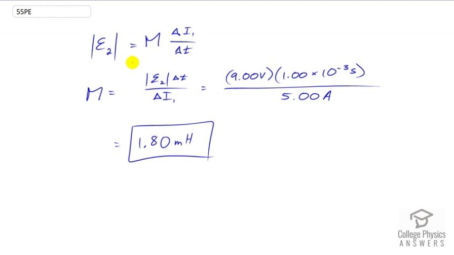 OpenStax College Physics, Chapter 23, Problem 55 (PE) video thumbnail