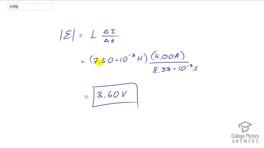 OpenStax College Physics, Chapter 23, Problem 57 (PE) video thumbnail