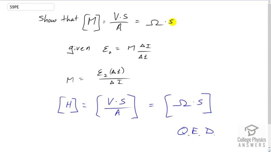 OpenStax College Physics, Chapter 23, Problem 59 (PE) video thumbnail