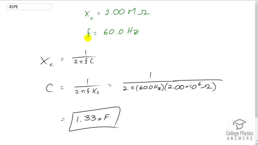OpenStax College Physics, Chapter 23, Problem 81 (PE) video thumbnail