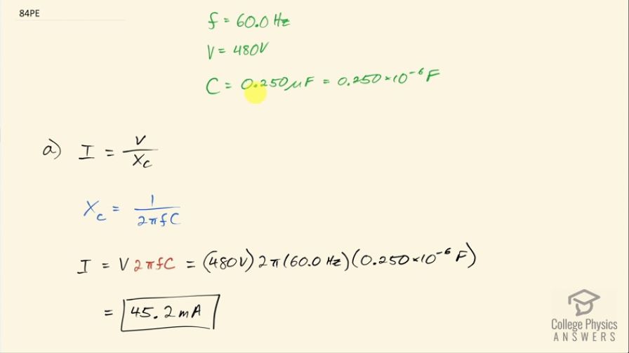 OpenStax College Physics, Chapter 23, Problem 84 (PE) video thumbnail