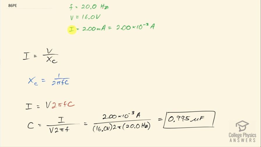 OpenStax College Physics, Chapter 23, Problem 86 (PE) video thumbnail