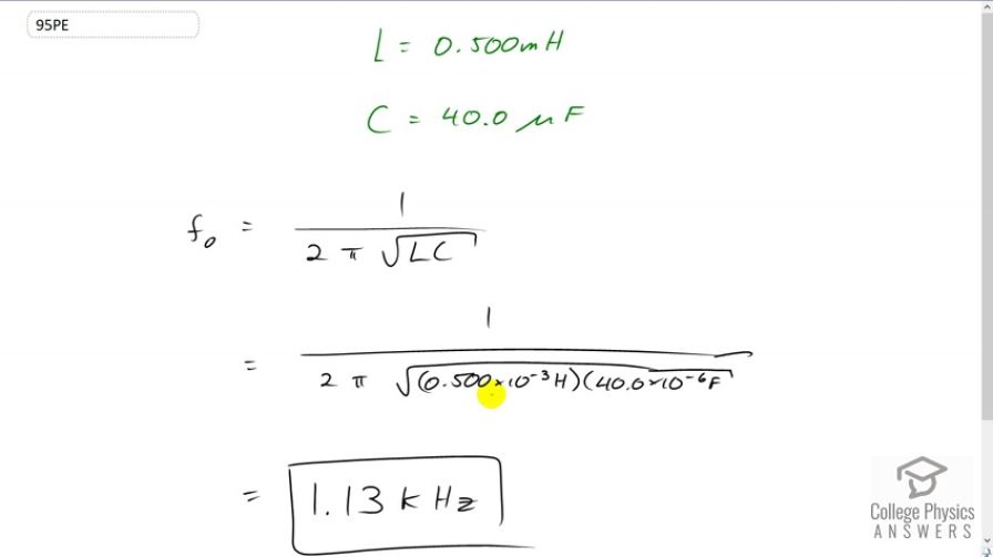 OpenStax College Physics, Chapter 23, Problem 95 (PE) video thumbnail