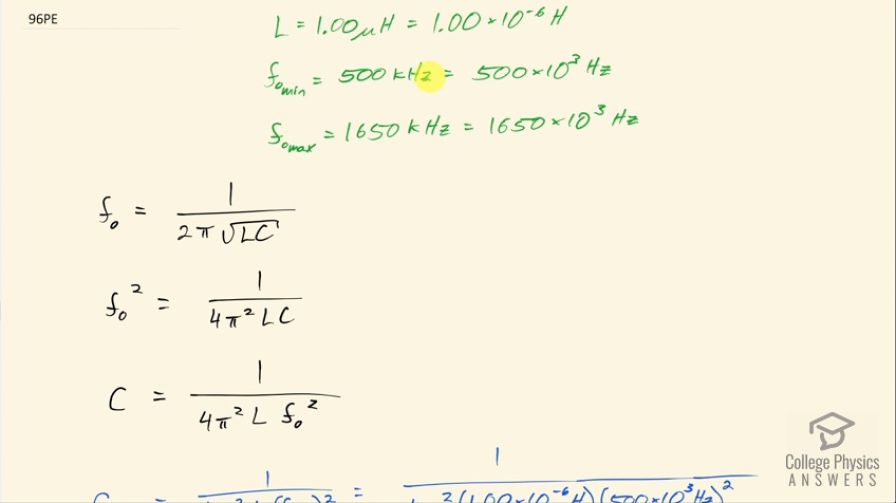 OpenStax College Physics, Chapter 23, Problem 96 (PE) video thumbnail