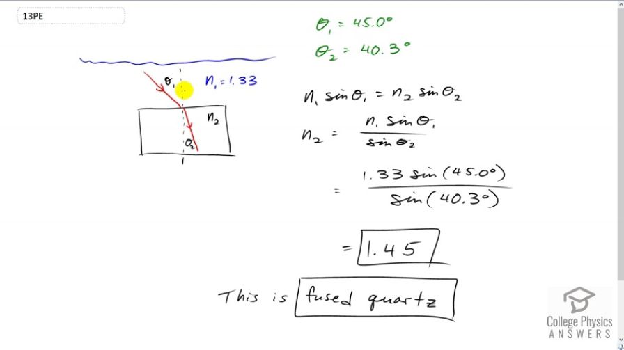 OpenStax College Physics, Chapter 25, Problem 13 (PE) video thumbnail