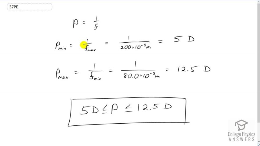 OpenStax College Physics, Chapter 25, Problem 37 (PE) video thumbnail