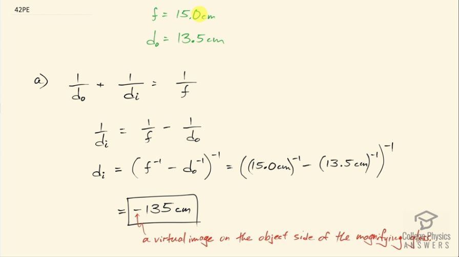 OpenStax College Physics Solution, Chapter 25, Problem 42 (Problems and  Exercises)