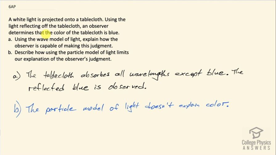 OpenStax College Physics, Chapter 26, Problem 6 (AP) video thumbnail