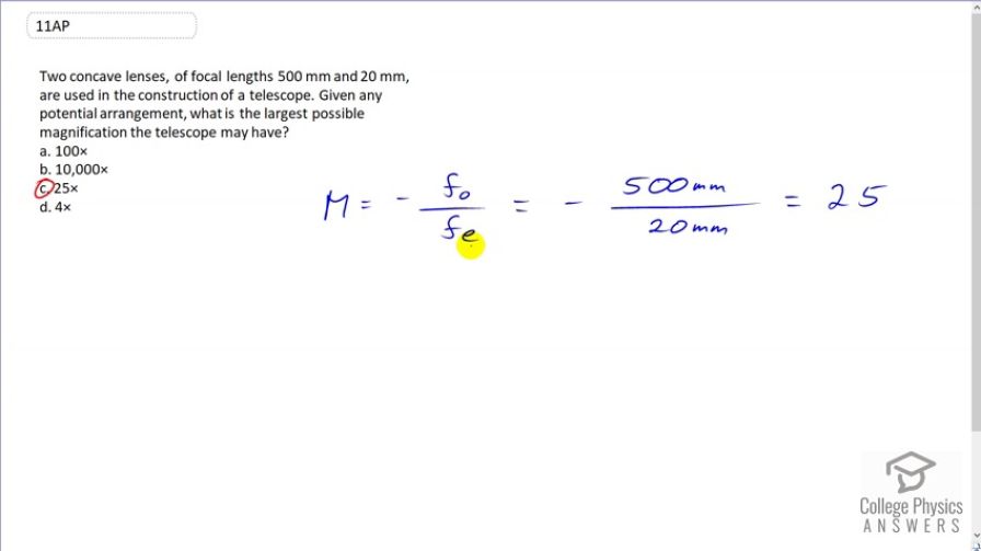 OpenStax College Physics, Chapter 26, Problem 11 (AP) video thumbnail