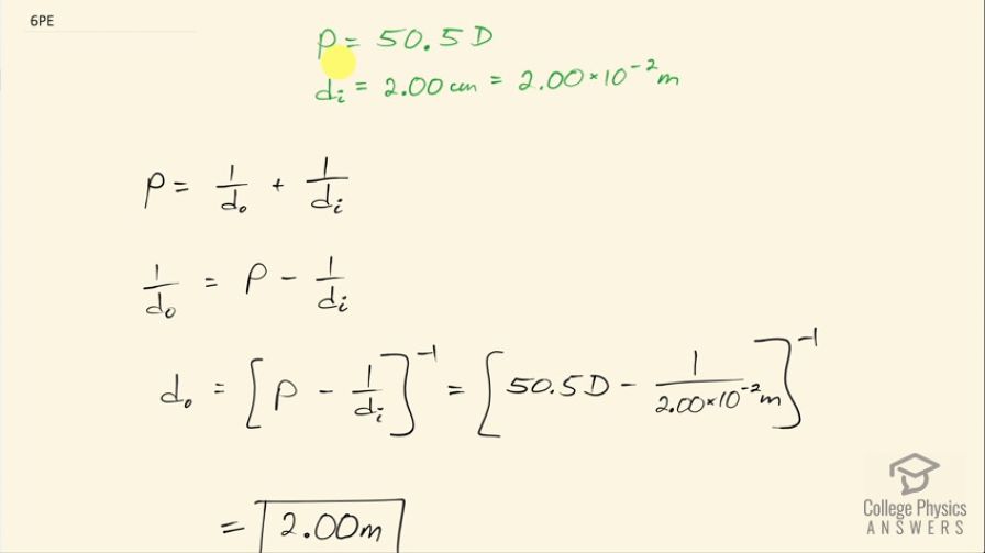 OpenStax College Physics, Chapter 26, Problem 6 (PE) video thumbnail