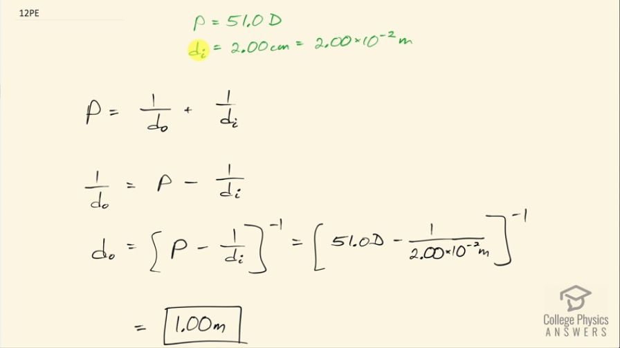 OpenStax College Physics, Chapter 26, Problem 12 (Problems & Exercises)