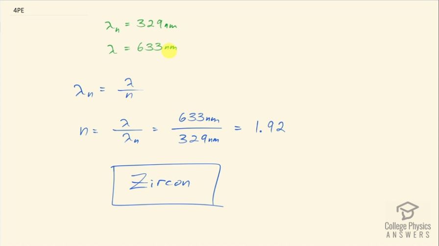 OpenStax College Physics, Chapter 27, Problem 4 (PE) video thumbnail