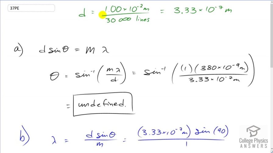 OpenStax College Physics Answers, Chapter 27, Problem 37 video poster image.